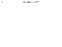 Tablet Screenshot of basicfitness24-7.com